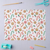 Candy Canes and Cookies Christmas 薄葉紙 (クラフト)