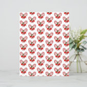 Candy canes christmas craft paper (スタンド正面)
