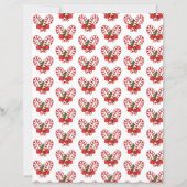 Candy canes christmas craft paper (正面)