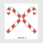 Candy Canes Crossed シール (シート)