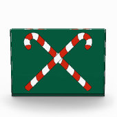 Candy Canes Crossed フォトブロック (正面)