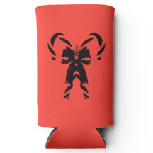 Candy Canes with Pine Needles & Bow