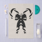 Candy Canes with Pine Needles & Bow 薄葉紙 (クラフト)