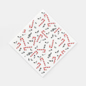 Candy Cape Music Notes スタンダードランチョンナプキン (角)