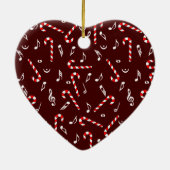 Candy Cape Music Notes セラミックオーナメント (裏面)