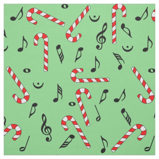 Candy Cape Music Notes ファブリック (見本)