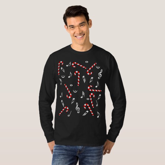 Candy Cape Music Notes Tシャツ (正面フル)