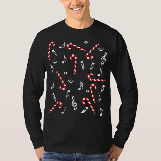 Candy Cape Music Notes Tシャツ (正面)