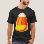 Candy Corn Costume Last Minute Lazy Party Tシャツ (正面)