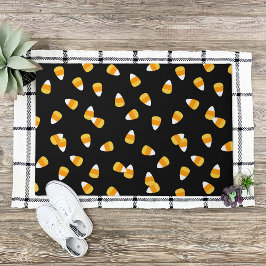 Candy Corn Halloween ドアマット