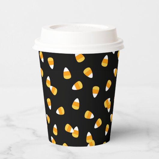 Candy Corn Halloween Party 紙コップ (左)