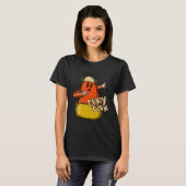 Candy Corn Hipster Halloween Graphic Great  for Bo Tシャツ (正面フル)