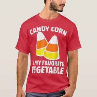 Candy Corn Is My Favorite Vegetable Tee Retro Hall Tシャツ