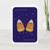 Candy Corn Pair "Counting Our Blessings" 秋 シーズンカード (正面)