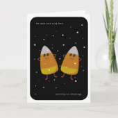 Candy Corn Pair "Counting Our Blessings" 秋 シーズンカード (正面)