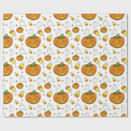 Candy Corn Pattern Wrapping Paper ラッピングペーパー