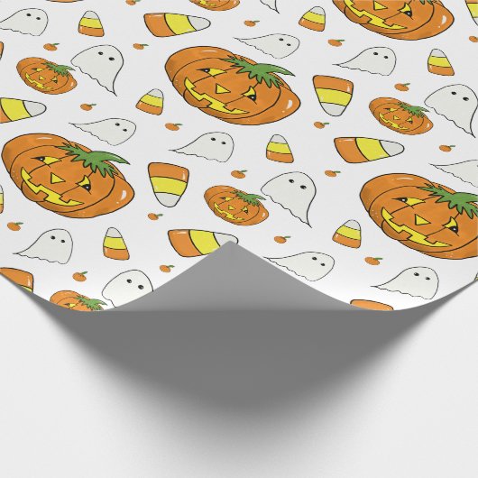 Candy Corn Pattern Wrapping Paper ラッピングペーパー (角)