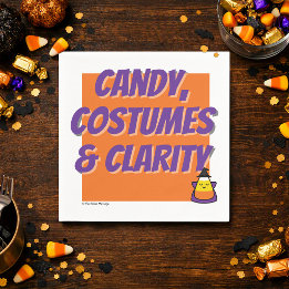 Candy, Costumes & Clarity | ハロウィン ソバー パーティー スタンダードカクテルナプキン