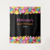 CANDY COUTURE バット・ミッツヴァ フォトオプ・バックドロップ タペストリー (正面)