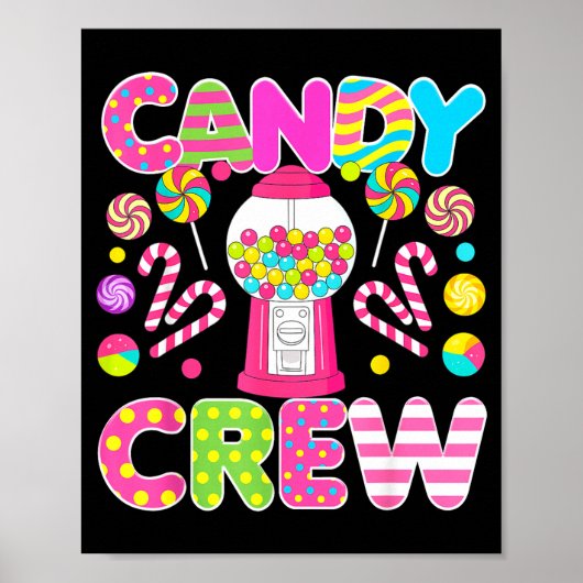 Candy Crew Candy Costume Women Candy Land Kids Swe ポスター (正面)