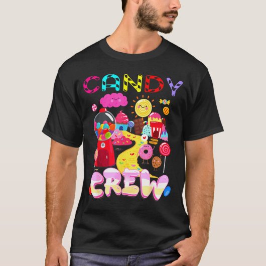 Candy Crew Candy Costume Women Candy Land Kids Swe Tシャツ (正面)