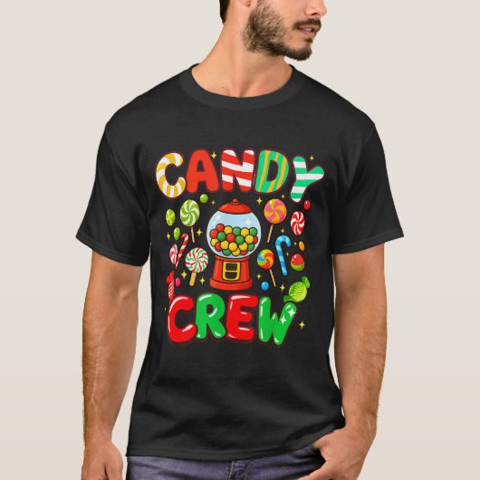 Candy Crew Candy Costume Women Candy Land Kids Swe Tシャツ (正面)