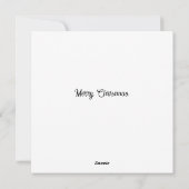 Candy Dreams and Christmas Snowflakes シーズンカード (裏面)