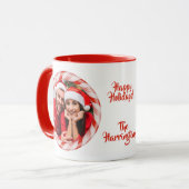 Candy Frameの文字マグカップに2枚の写真を掲載 マグカップ (正面左)