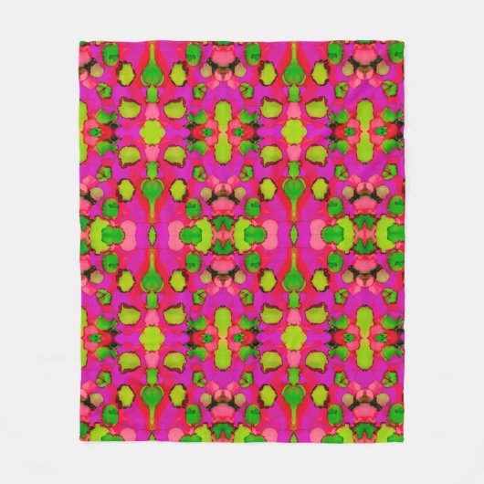 Candy Girl フリースブランケット (正面)