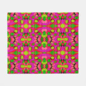 Candy Girl フリースブランケット (正面(横))