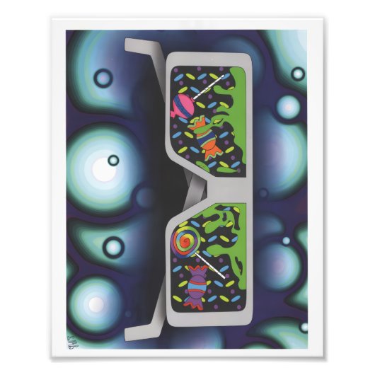 Candy Glasses Print フォトプリント (正面)