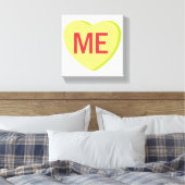 Candy Heart - ME キャンバスプリント (インサイチュ (寝室))