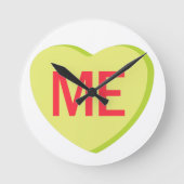 Candy Heart - ME ラウンド壁時計 (正面)