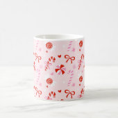 Candy Hearts Pink Holiday Mug コーヒーマグカップ (中央)
