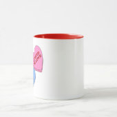 Candy Hearts Valentine's day  マグカップ (中央)