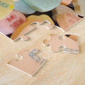 Candy Hearts with Cats Puzzle ジグソーパズル (側面)