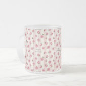 Candy House, by Natasha Us フロストグラスマグカップ (正面左)