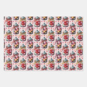 Candy jars and sweets ラッピングペーパーシート (正面2)