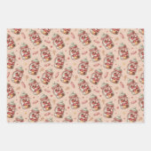 Candy jars and sweets ラッピングペーパーシート (正面)