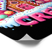 Candy Land Candy Crew Decorations Sweetie Candy Sq ポスター (角)