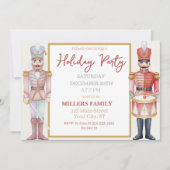 Candy Land Nutcracker Christmas Holiday シーズンカード (正面)