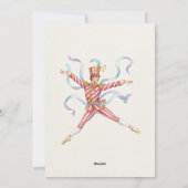 Candy Land Nutcracker Christmas Holiday シーズンカード (裏面)