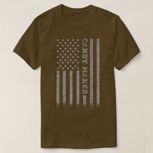 Candy Maker American Flag 72 Tシャツ (デザイン正面)