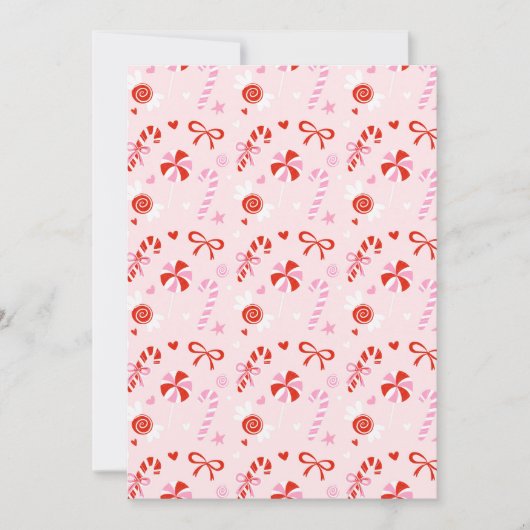 Candy Party Invitation 招待状 (正面)