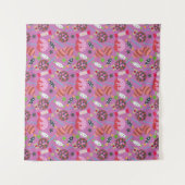 Candy pattern | Lollies pattern | lollipop 19 タペストリー (正面(横))