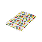 Candy pattern | Lollies pattern | lollipop 21 バスマット (アングル)