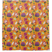 Candy pattern | Lollies pattern | lollipop 23 シャワーカーテン (正面)