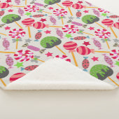 Candy pattern | Lollies pattern | lollipop 38 シェルパブランケット (3/4)