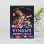 Candy Planets in宇宙誕生日パーティー 招待状 (スタンド正面)