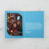 Candy Pop Cozy Vibes Retro Christmas Photo シーズンカード (内部)